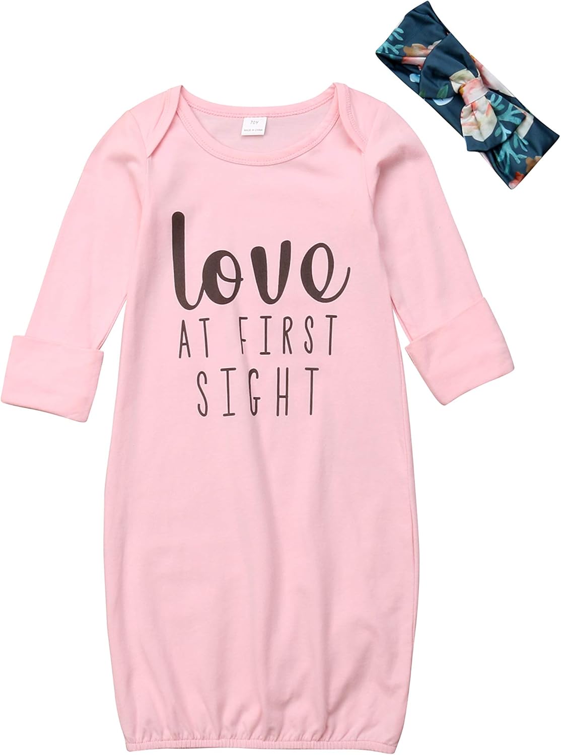 Nightgowns Floral Sack Sleep Boys Girls Newborn Gowns Baby Infant