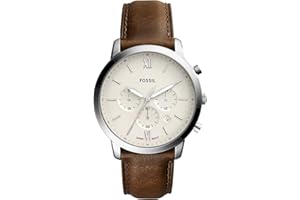 Fossil Men's Neutra Quartz Stainless Steel and Leather Chronograph Watch