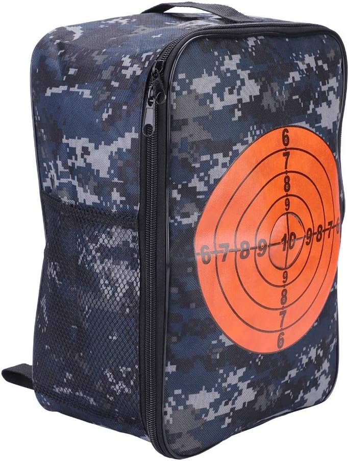 Target Pouch Storage Bag replacement for Gun N-Strike Elite Series, Kids Target Bag Backpack Case Multifunctional Soft Bullet Target Pouch Storage Carry Equipment Bag