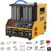 AUTOOL Fuel Injector Cleaner Tester Machine Ultrasonic Heating Cleaning | 4 Cylinder for 12V Fuel Injectors, Digital Display, 3 Cleaning Functions 10 Test Modes