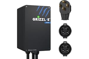 Grizzl-E Duo Level 2 Plug in EV Charger, up to 40 Amp, Two 24 feet Premium Cables (14-50 Plug)