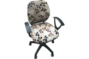 Melaluxe Computer Office Chair Cover - Protective & Stretchable Universal Chair Covers Stretch Rotating Chair Slipcover