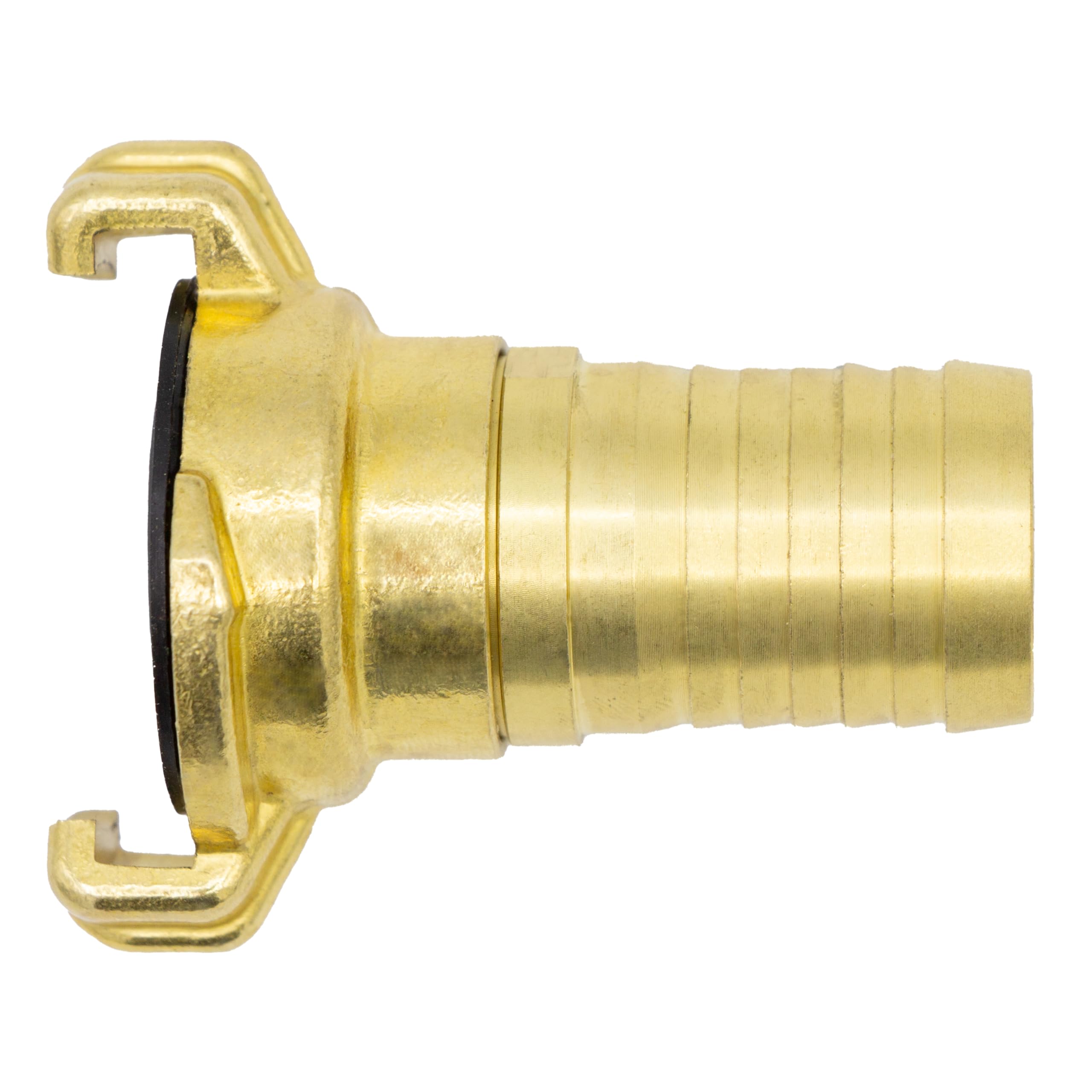 VARIOSAN Geka System 12227 Quick Coupling Hose Piece 1 Inch Rotating Spout Brass Blank