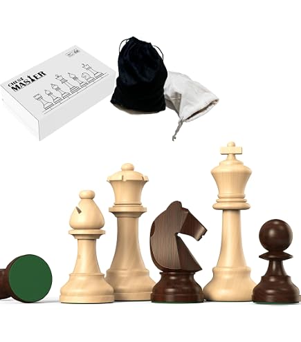 Boîte De Rangement En Bois Pour Pièces D'Échecs Taille Standard - Hêtre Et Bouleau