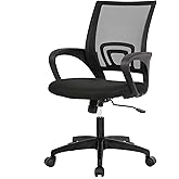 PayLessHere Home Office Chair Desk Computer Chair Adjustable Ergonomic Lumbar Support Armrest Executive with High Density Mes
