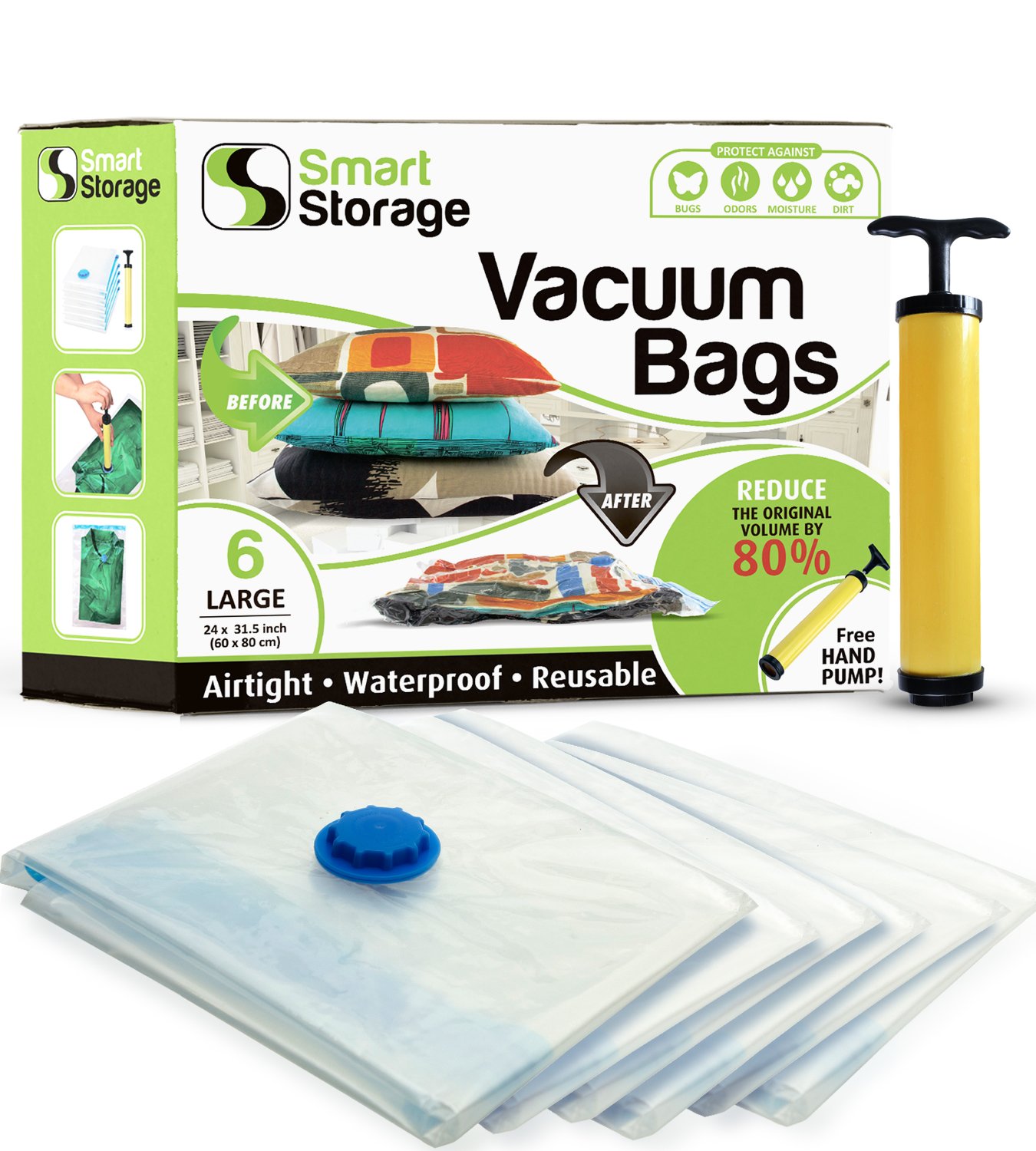 vacuum bag travel pump