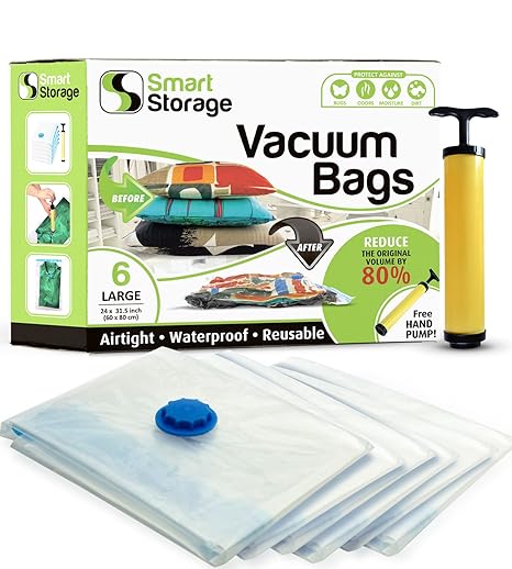 vacuum bags for clothes with pump