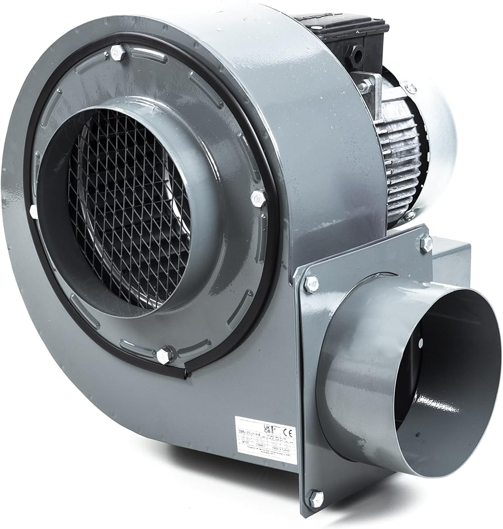 emmahome Centrifugal Extractor Fan 1950m3/h Kitchen Radial Metal Heavy Duty