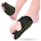 Broken Big Toe Splint Brace, Fracture Big Toe Protector for Dislocations, Injuries, Sprains, Support with 2 Stainless Steel Plate - Right