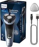 Philips Series 3000X Wet & Dry Electric Shaver Celestial Blue X3053/00