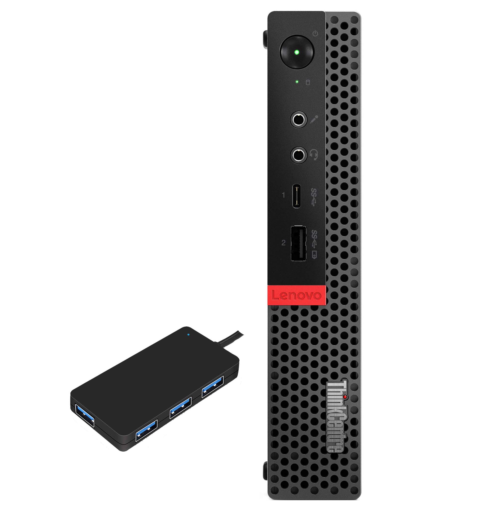 Lenovo ThinkCentre M920q Tiny Home and Business Desktop (Intel i7-8700T 6-Core, 64GB RAM, 1TB SATA S