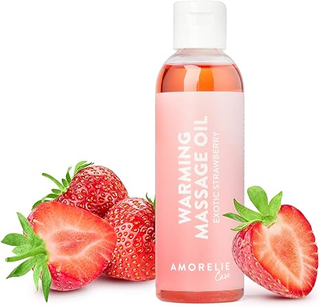 Stella Di Natale Liquido Appiccicoso.Olio Per Massaggi Riscaldante Alla Fragola 100 Ml Olio Nutriente Per Il Corpo Che Non Appiccica O Brucia Sulla Pelle By Amorelie Basics Amazon It Salute E Cura Della Persona