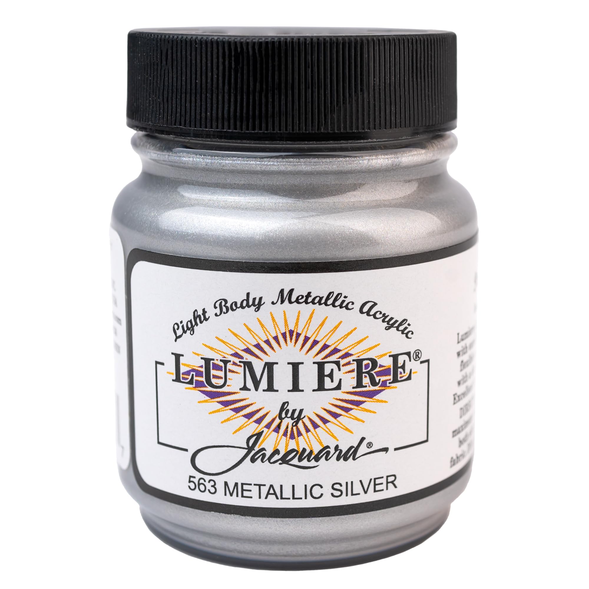 Jacquard Lumiere Paint Met Silver 2.25Oz