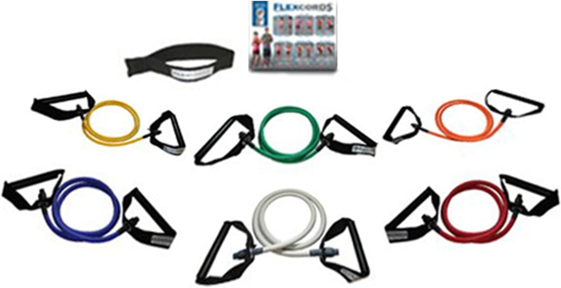 Flexcords - Resistance Bands Set - Exercise Bands - Home Gym Fitness Equipment - Workout Bands - Exercise Equipment
