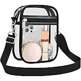 USPECLARE Clear Purse Stadium Transparent Messenger Bag Stadium Approved for Men and Women Clear CrossBody Bag