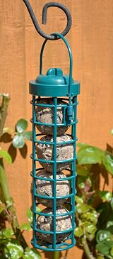 Green Jem Plastic Fat Ball Wild Bird Feeder Easy Fill Clean Garden Birds view 4