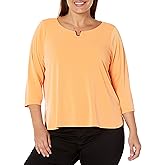 Calvin Klein Womens Longsleeve 3/4th Sleeve Knit