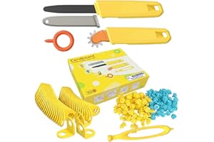 CoudarTitie 168-piece Cardboard Construction Kit Including Screwdriver, Cutting Roller, Screws and Connectors, Ideal for Chil