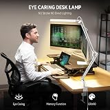 SKYLEO Desk Lamp LED Study Light 5 Color Modes 11 Brightness Levels 12W view 5