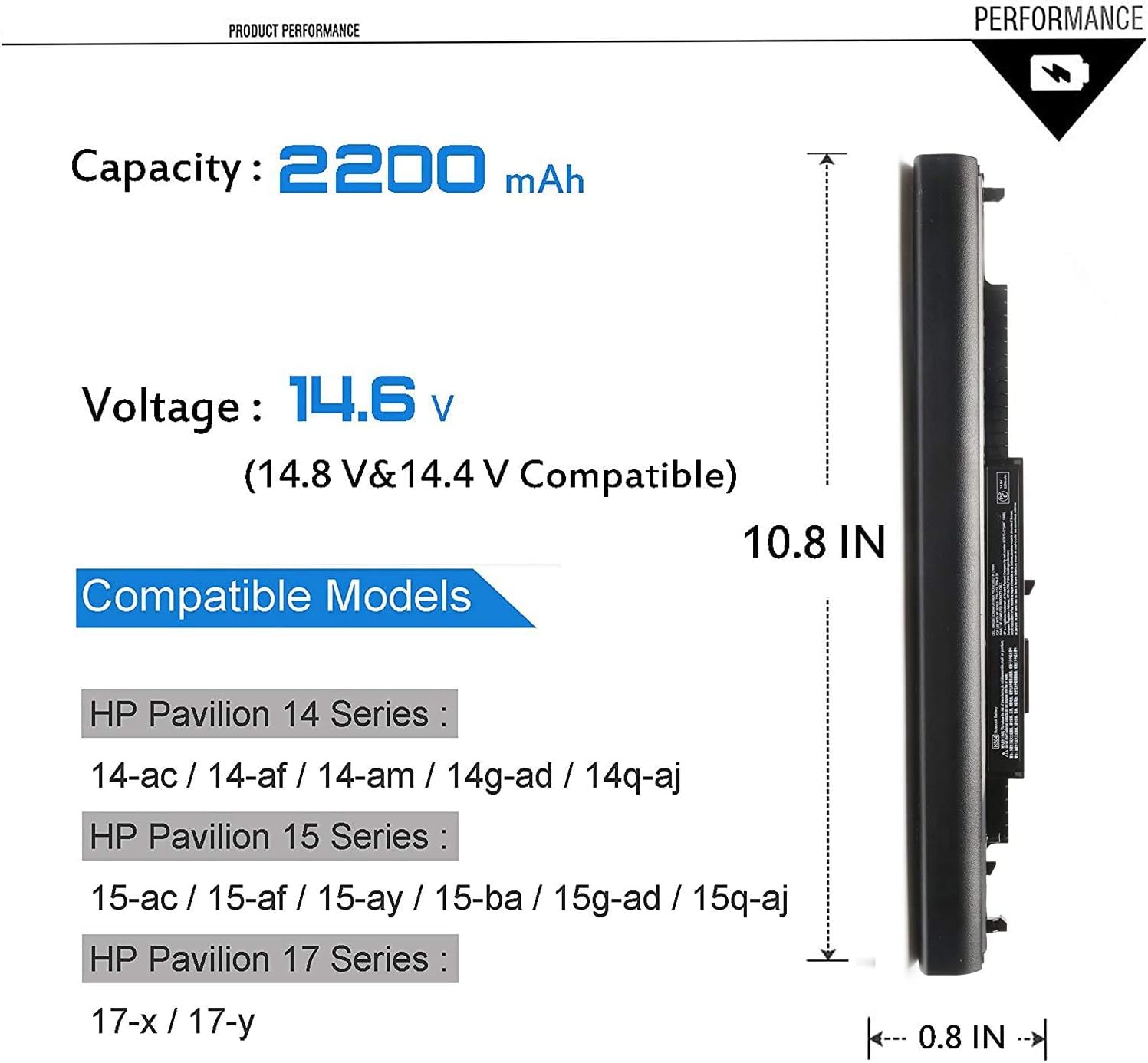 HS03 HS04 Laptop Battery for HP 807956-001 807957-001 807612-421 807611-221 240 G4 HSTNN-LB6U HSTNN-DB7I HSTNN-LB6V TPN-I119 807611-421 807611-131 - Image 4