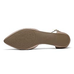 DREAM PAIRS Women's Flapointed-New Rose Gold
