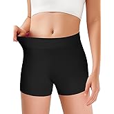 JOCMIC Girls Athletic Shorts Kids Dance High Waisted Yoga Short for Bike Gym Volleyball Running