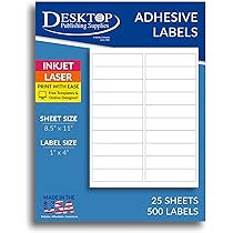 Etiquetas Autoadhesivas A4 Para Envíos De Direcciones – Para Impresoras De Inyección Láser Y Copiadoras – 27 Etiquetas Por Hoja, 100 Hojas – 63,5 X 29,6 Mm