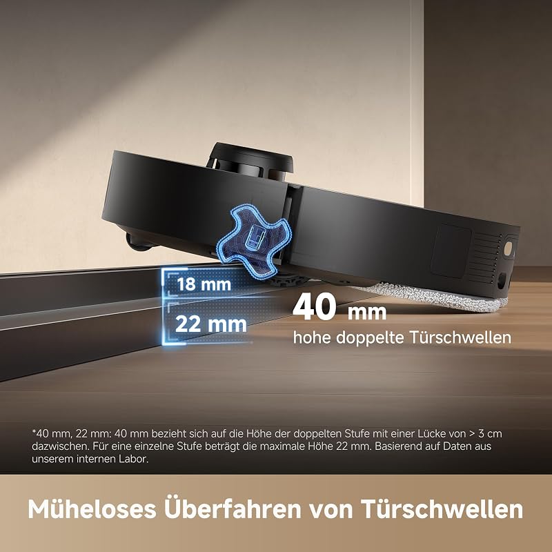 L40s Pro Ultra Saugroboter mit Wischfunktion,19.000 Pa