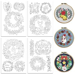 Peacoblue Water Soluble Embroidery Patterns for
