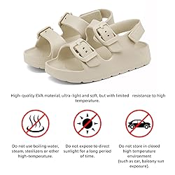ChayChax Toddler Boys Girls Double Buckle Sandals