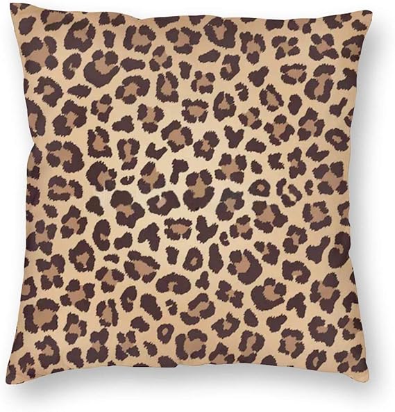 Jiayou J Kissenbezug mit Kissenbezug aus Leopardenmuster Kissenbezug