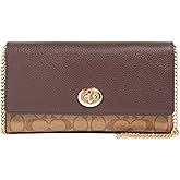 COACH Signature Snake Mix Bowery Clutch