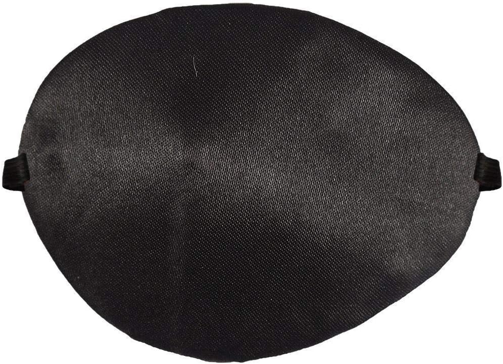 21Fashion Adults Plain Black Pirate Eye Patch Mens Fancy Party Book Week Costume Accessory One Size