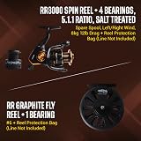 Rigged & Ready X5 Travel Fishing Combo - 2 Reels, 2 Rod Lengths view 5