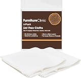 Furniture Clinic 6 Pack Lint Free Cleaning Cloths 30x30cm Wood Care