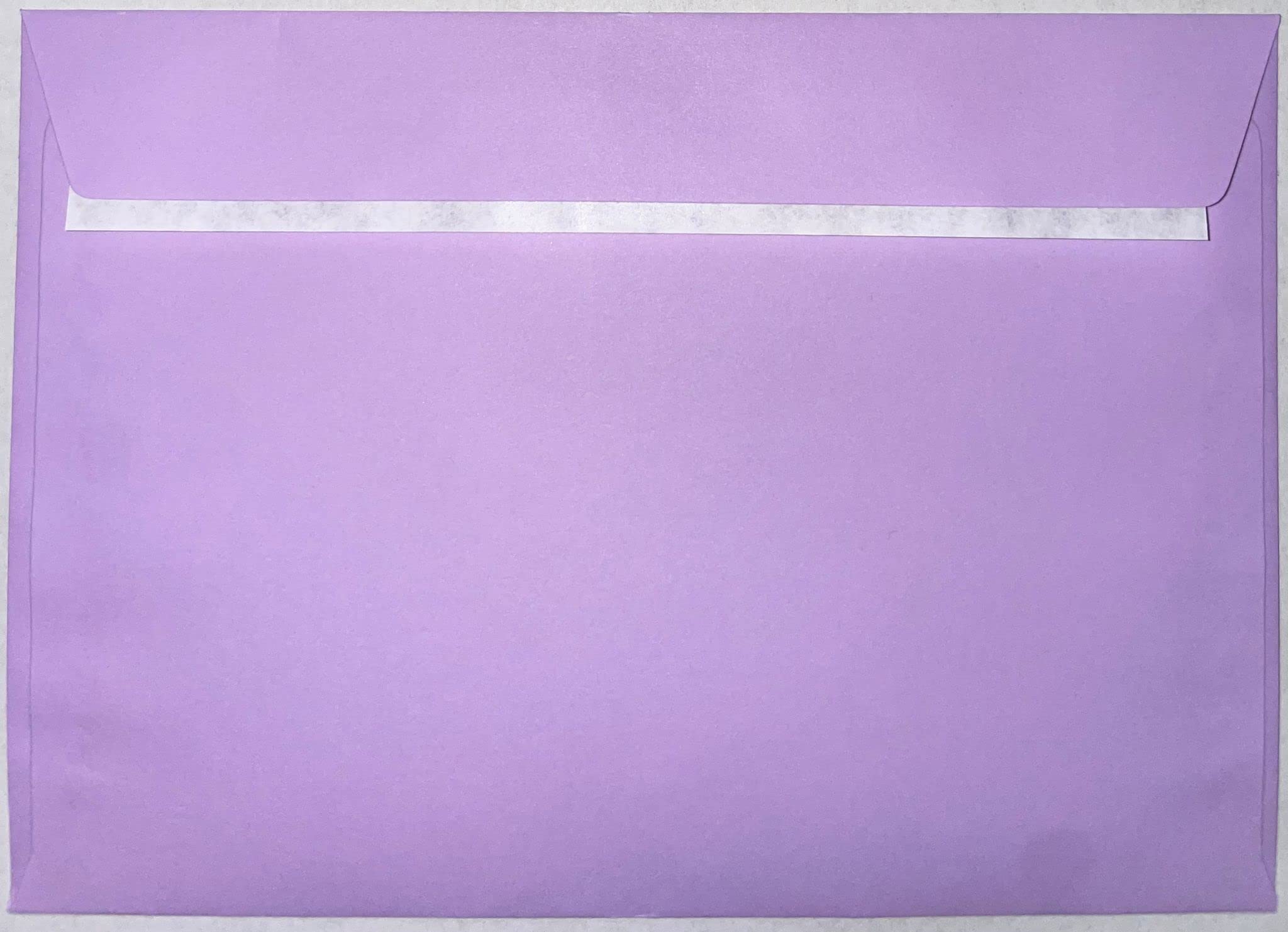 C5 Coloured Envelopes for A5 Greeting Cards Peel and Seal Wallet Envelopes Wedding Invitation Crafts Office 162x229mm- Pack of 25 envelopes (Lilac P&S)