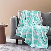 VENTIMI Electric Blanket Heated Throw, 50" x 60" Heated Blanket with 5 Heat Levels & 3 Hours Auto Off, Fast Heating Blankets with ETL & FCC Certification, Green