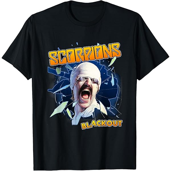 Amazon.com: Official Scorpions Blackout USA Tour 1982 T-Shirt