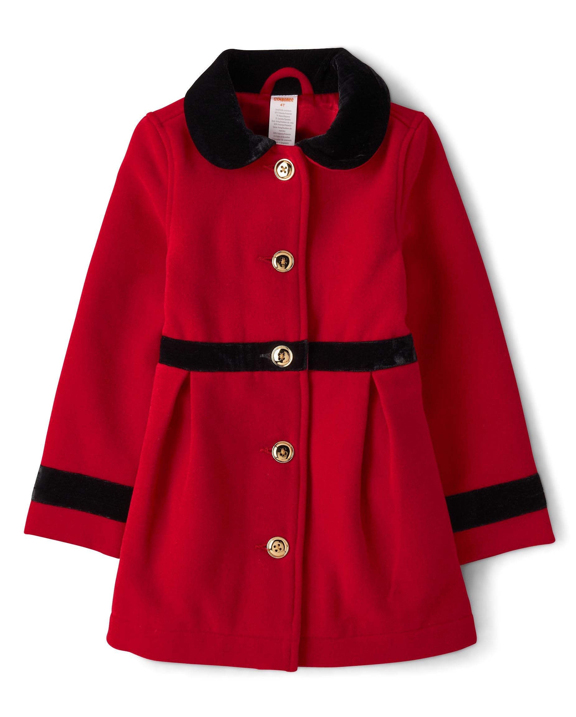 Gymboree,Girls,and Toddler Dressy Peacoats,Crimson,5 Years