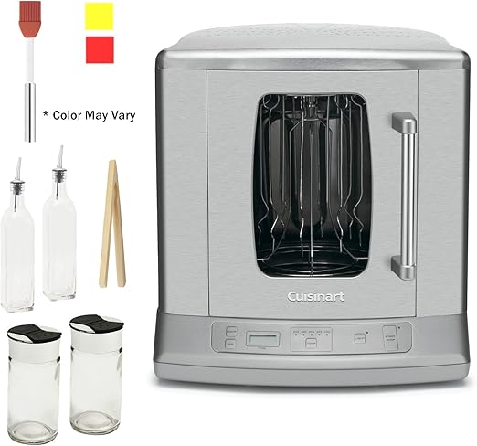 Amazon Com Cuisinart Cvr 1000 Vertical Countertop Rotisserie W