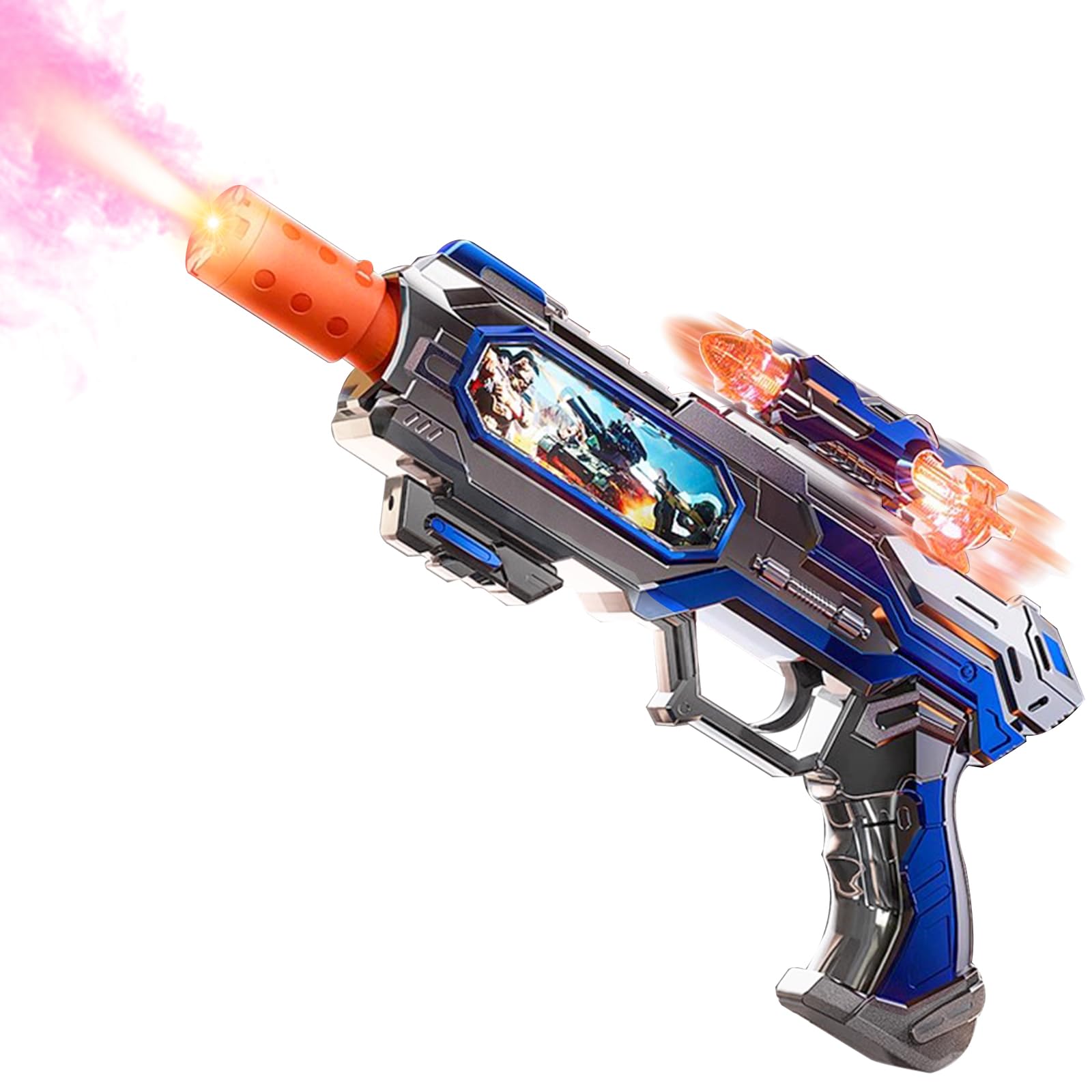 Photo 1 of *UNTESTED*
DaoDaoZhu Spray Light Up Toy Gun for Kids with Sound Effects & Rotating Slide Display, Toy Guns for Boys Toddlers 3 4 5 6 7 Year Old for Indoor & Outdoor Play, Gifts for Birthday Halloween Christmas
**USED**