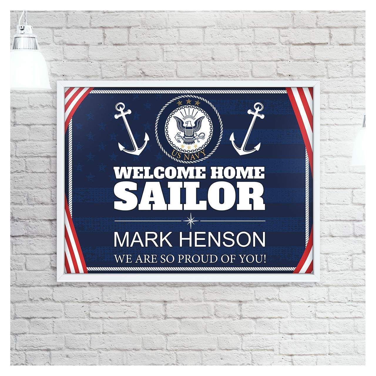US Navy Home Banner, US Navy Banner Size 24x18
