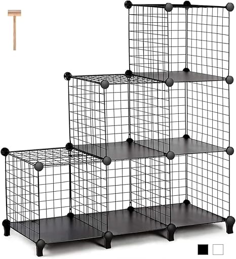 Amazon.com: TomCare Cubos de almacenamiento, 6 cubos de metal de