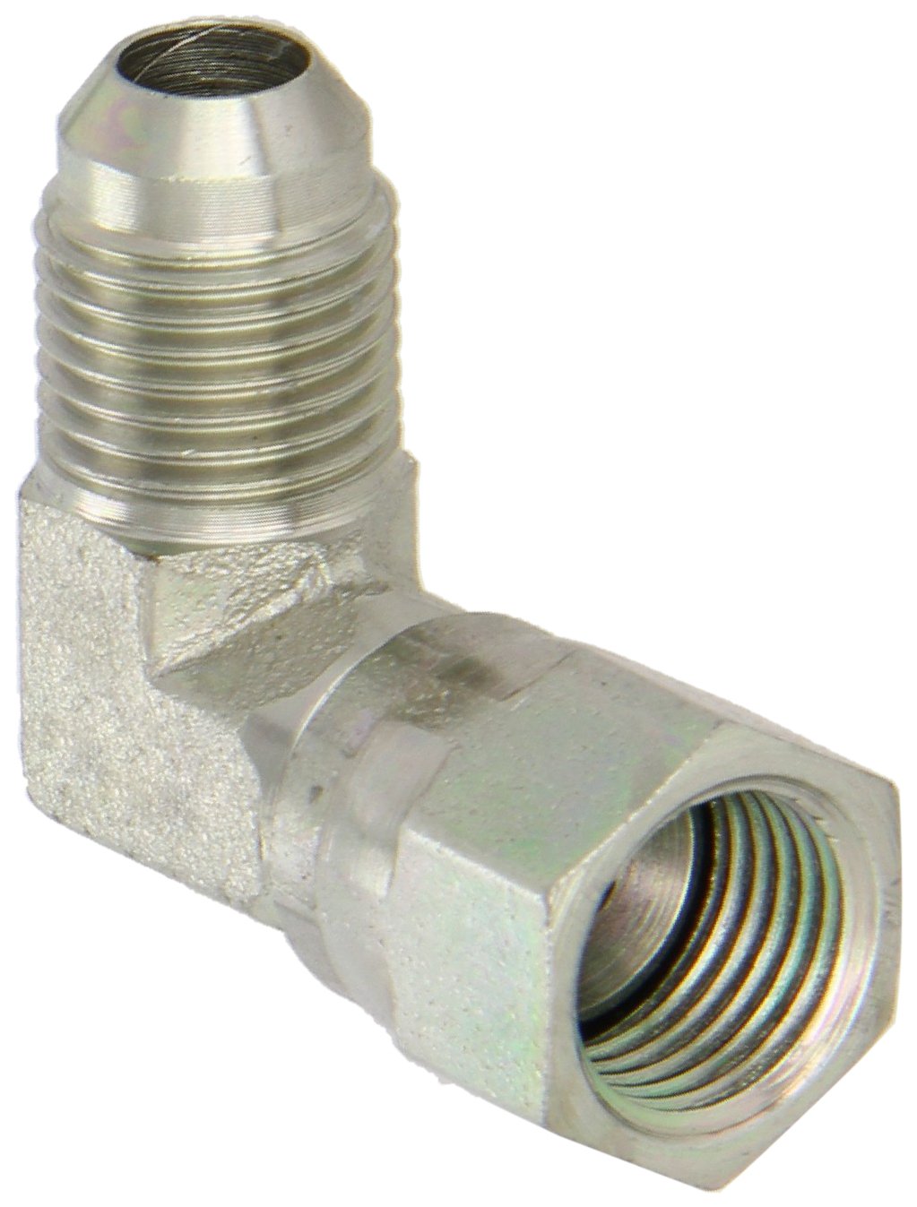Eaton Aeroquip 207166S 90 Degree Swivel Nut Elbow, JIC 37 Degree End