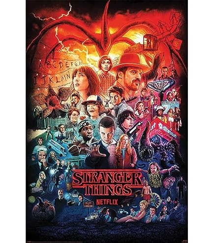 Pyramid International Stranger Things Poster, 61 x 91.5cm : The