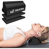 WANYIDA Neck Stretcher Chiropractic Pillows for Neck Pain Relief, Cervical Traction Device for Cervical Spine Alignment, Neck and Shoulder Relaxer, Cervical Orthotic Traction Block
