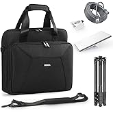 MRINCA Starlink Mini Carrying Case with Tripod Storage - Portable Travel Bag for Satellite Dish & Accessories, Fits Laptop, iPad, Power Adapter, Cables - Durable Camping RV Business Carrier