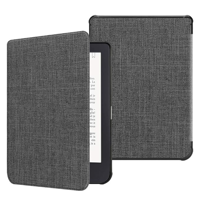 Fintie Hülle kompatibel mit Tolino Shine 3 eReader (2018) - Ultradünne Schutzhülle mit Ruhemodus und Magnetverschluss, Stoff 