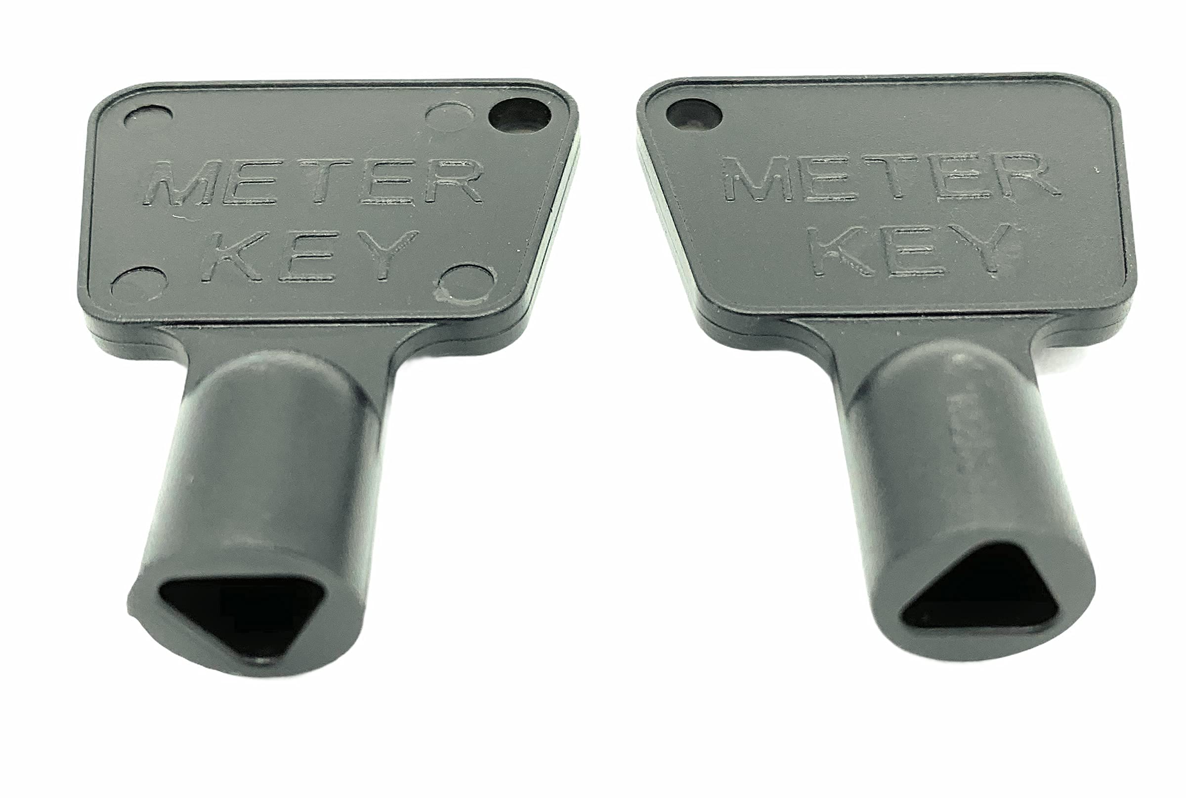 JAM2DAY Meter Box Keys - Pack of 2 for Gas Electric Utillity Meter Boxes Triangular