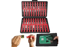 XLWJBES 41 Pcs Terminal Pin Removal Tools with Blow-Molded Case - Electrical Pin Removal Tools Automotive Depinning Tool Kit for Automotive & Household Devices Most Connector, Red